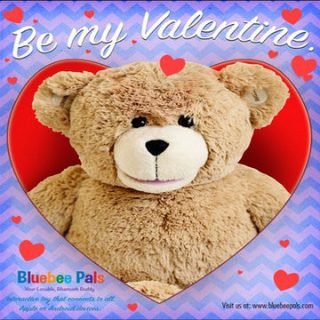 Sammy “The Bluebee Pal Bear” is available for Valentines Day at $59.99!