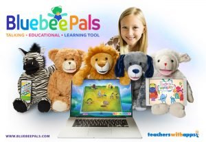 Bluebee Pals Plush Tech Educational Learning Tool